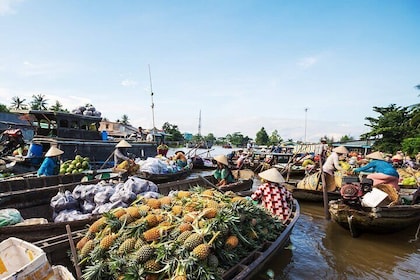 Cai Be schwimmender Markt & Mekong Delta Tour mit Kajak, Boot, Fahrrad, Koc...