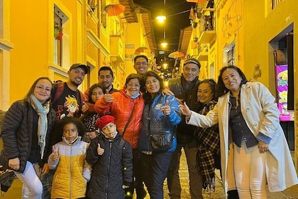 Night Tour in Quito with free time at La Ronda Street