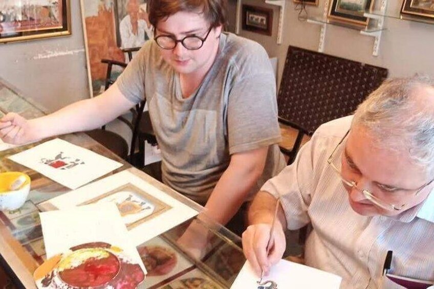 Traditional miniature painting class