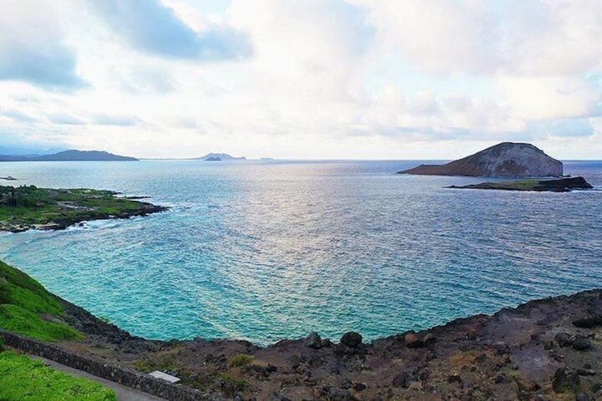 Makapu'u Point is one of the most spectacular vistas that you'll take in on this full-day, guided journey. This is the eastern most tip of O'ahu, Hawaii. Visit our website for more details.
