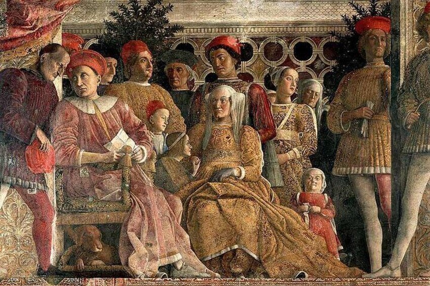 The Gonzaga Family painted by Mantegna in Mantua