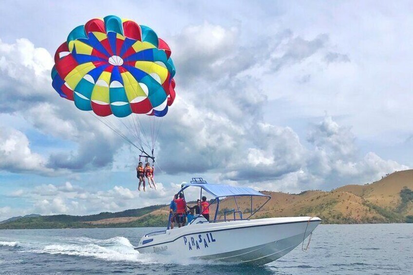 Parasailing at Royal Island Watersports Coron Palawan