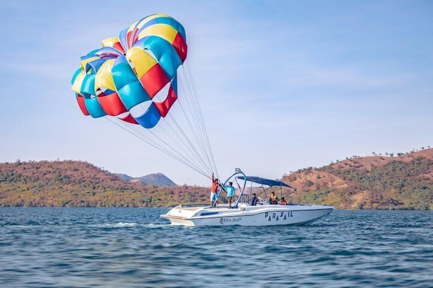 Parasailing at Royal Island Watersports Coron Palawan