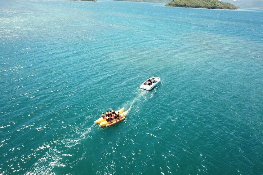 Banana Boat ride at Royal Island Watersports Coron Palawan