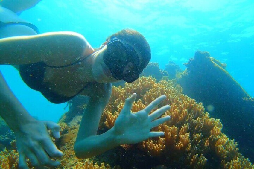 Snorkeling at Half-moon Reef, South Phu Quoc Island, Vietnam