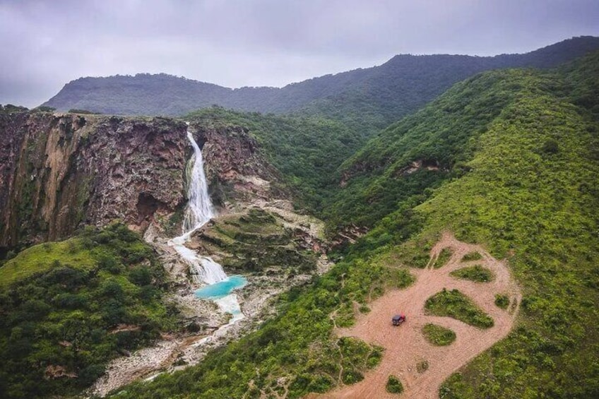 Wadi Darbat Travertine Waterfall