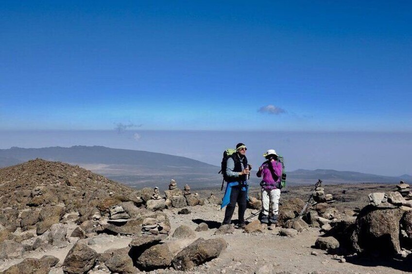 Mt. Kilimanjaro one day hike to Cathedral Point 3872m