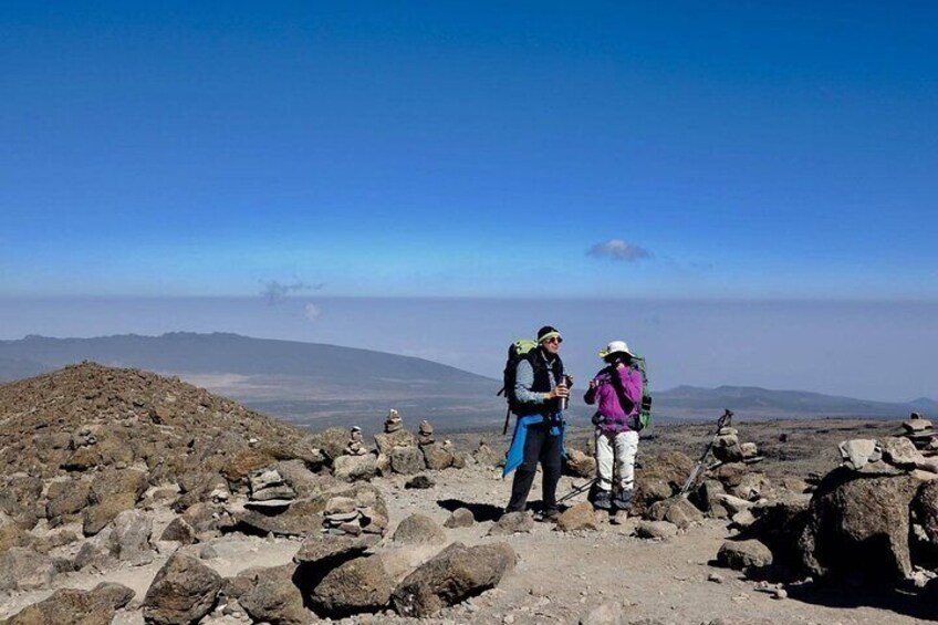 Mt. Kilimanjaro: Shira plateau to Cathedral point 3872m Day hike