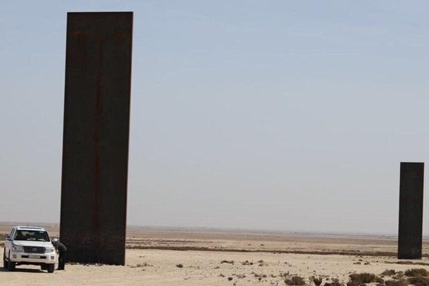 Qatar West Coast tour, Zekreet, Richard Serra Sculpture, Mushroom Rock Formation
