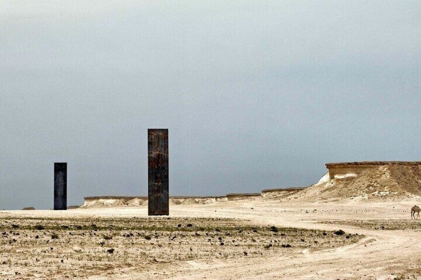 Qatar West Coast tour, Zekreet, Richard Serra Sculpture, Mushroom Rock Formation