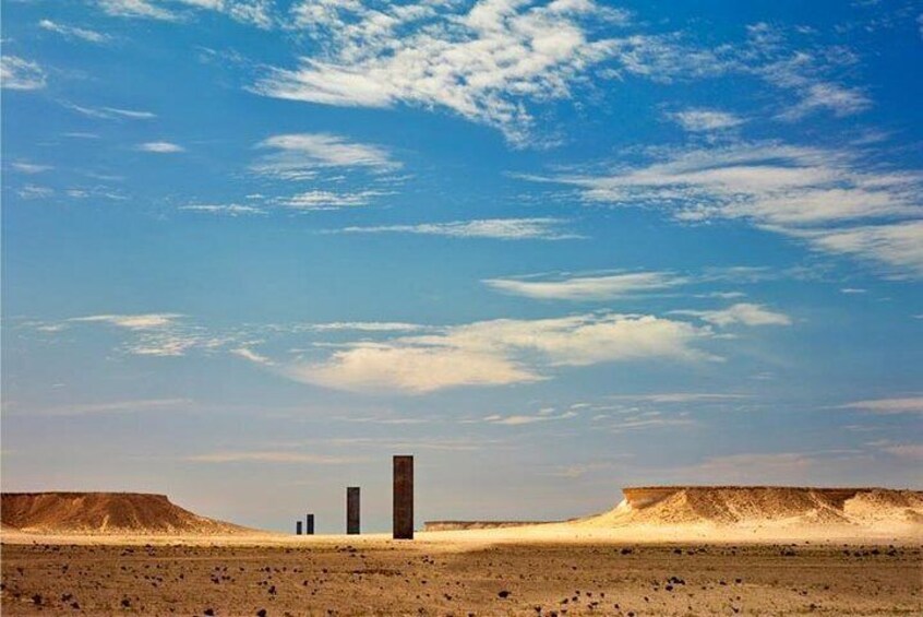 Qatar West Coast tour, Zekreet, Richard Serra Sculpture, Mushroom Rock Formation
