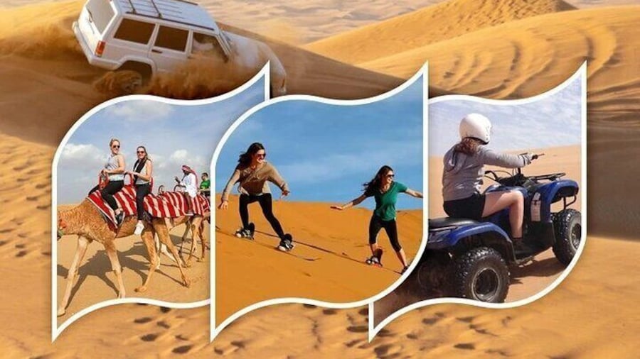 Doha :Half Day Desert Safari | Camel Riding | ATV | Sand Surfing