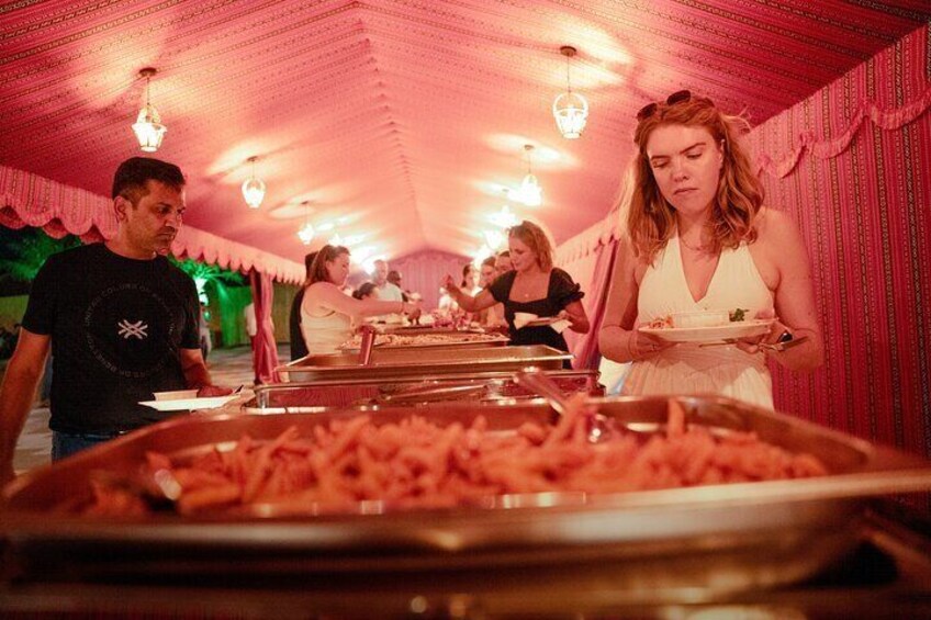 BBQ buffet dinner