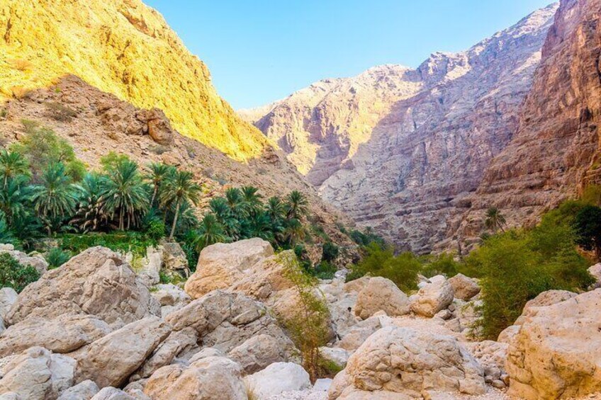 Wadi Shab and Bimmah Sinkhole Group Full Day Tour