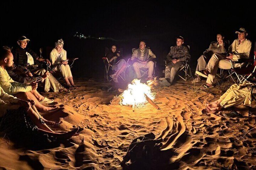 Desert Oasis Adventure: Wadi Shab, Bani Khalid & Camp
