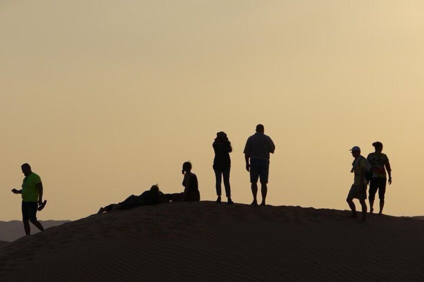 Sunset in the Empty Quarter