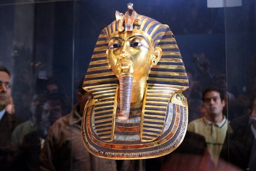 Golden Mask inside Egyptian Musuem