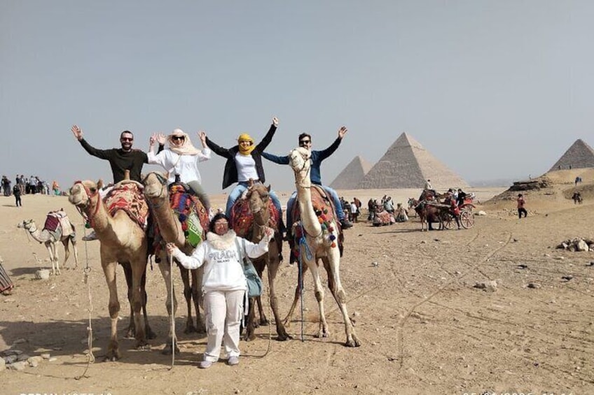 All inclusive Tour Giza Pyramids Sphinx Quadbike Camels Lunch