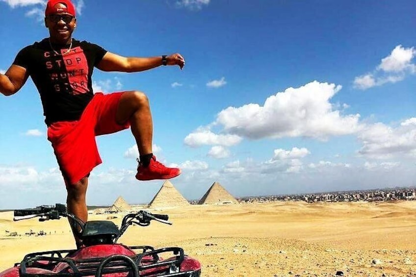 All inclusive Tour Giza Pyramids,Sphinx, Lunch,Quadbike,Camels