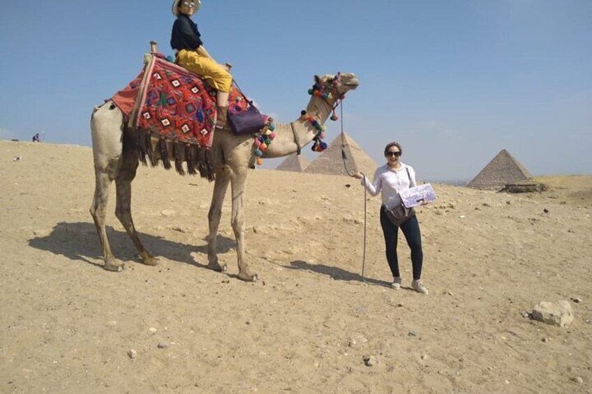 Private All Inclusive: Giza Pyramids, Sphinx, Memphis, Saqqara, Lunch & Camels