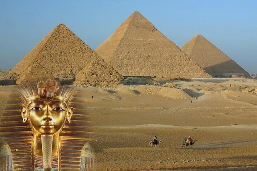 All inclusive Private Trip Giza Pyramids,Sphinx,Camel-Ride,Lunch,Entrance fees 