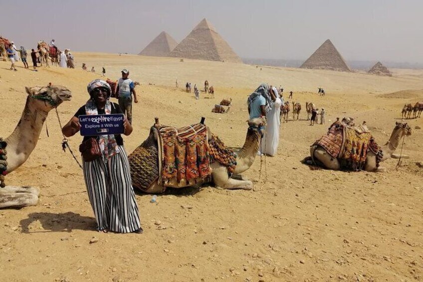 Top Rated Private Trip to Giza Pyramids,Sphinx,Camel-Ride,Lunch