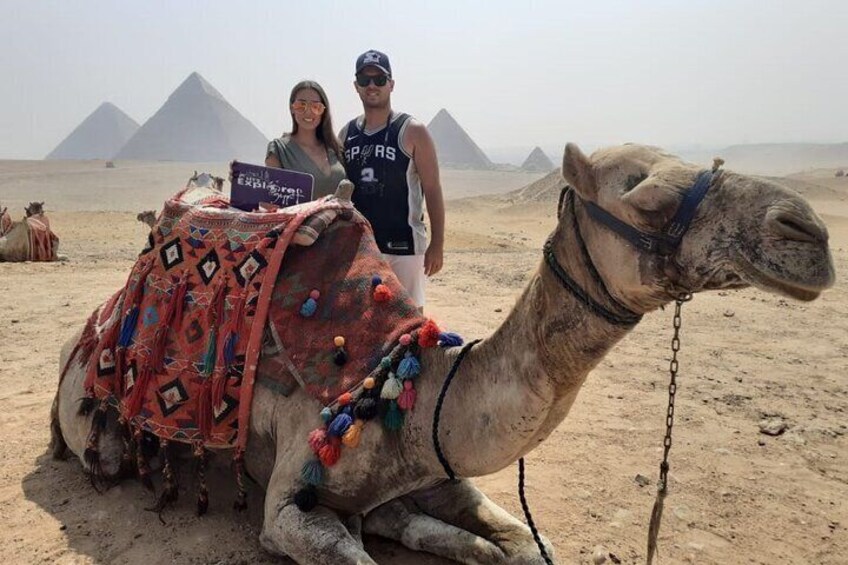 Top Rated Private Trip to Giza Pyramids,Sphinx,Camel-Ride,Lunch