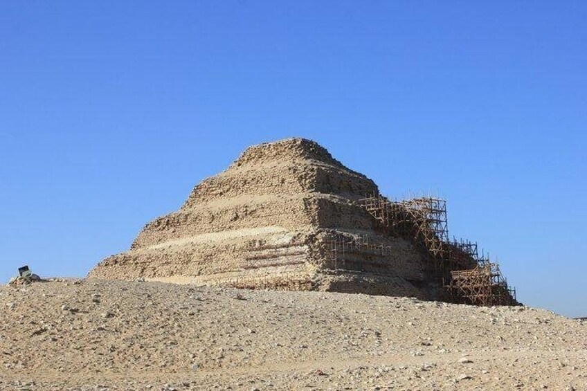 Dahshur Pyramids,Memphis and Sakkara day tour