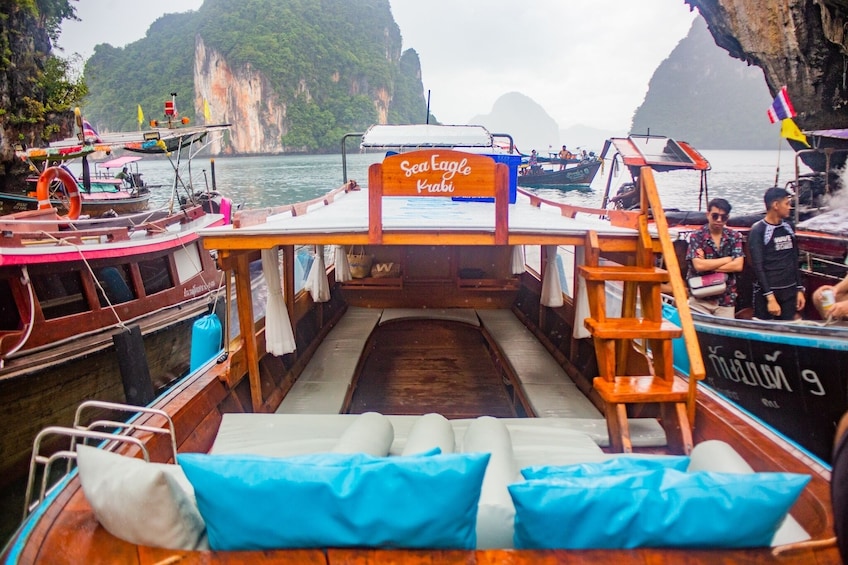 4 Island Sunset Tour by Luxury Longtail Boat with BBQ Dinner from Krabi