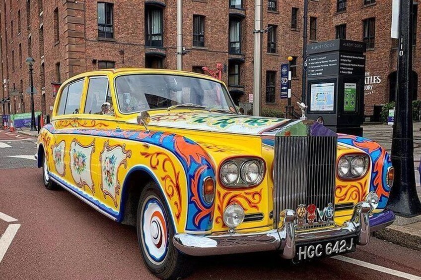 The Beats Tours Rolls Royce Phantom on Albert Dock Opposite The Beatles Story.