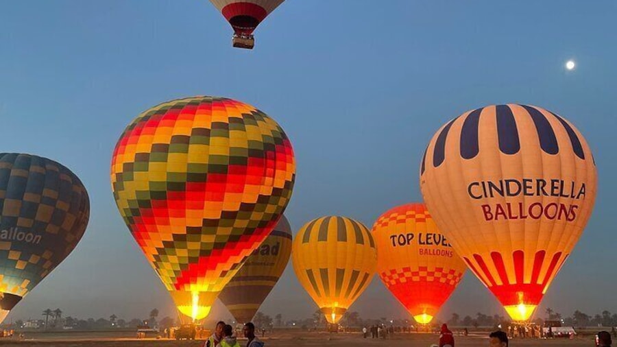 Hot Air Balloons Ride Luxor, Egypt