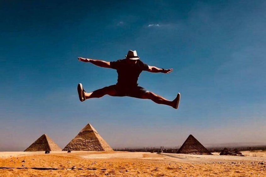 Giza Pyramids and Sphinx Egypt