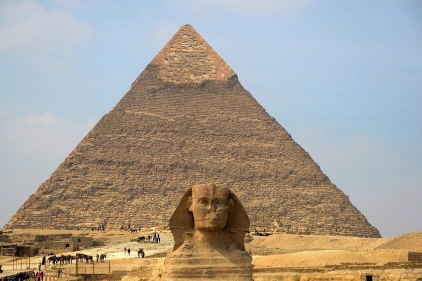 Pyramids of Giza and Sphinx Egypt