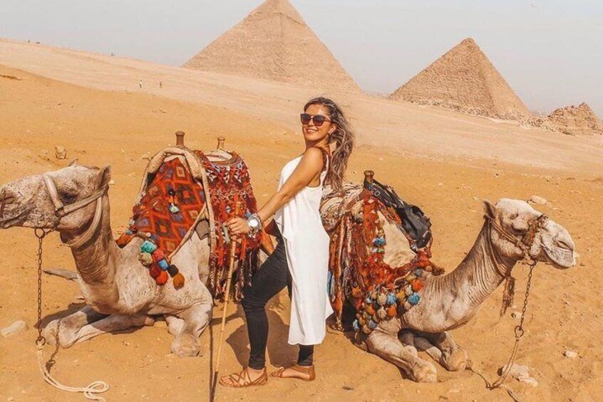 Private Half Day Tour to Giza Pyramids with Camel Ride, Lunch, Entrance fees