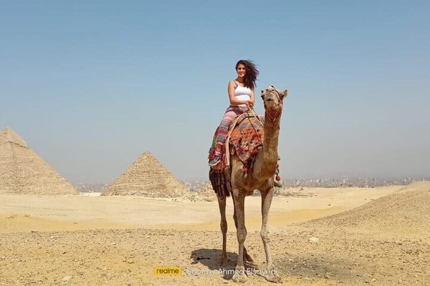 Private Half Day Tour to Giza Pyramids with Camel Ride, Lunch, Entrance fees