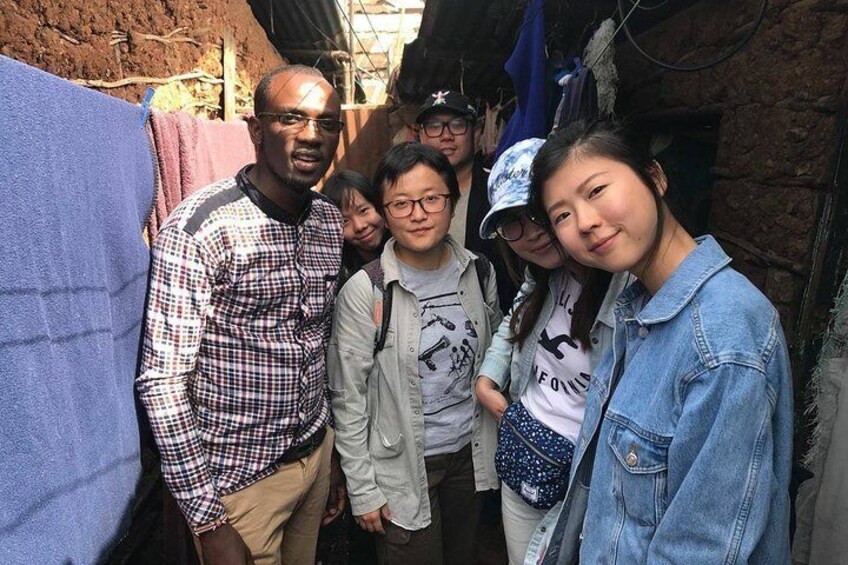 Inside Kibera streets with team from Hong Kong