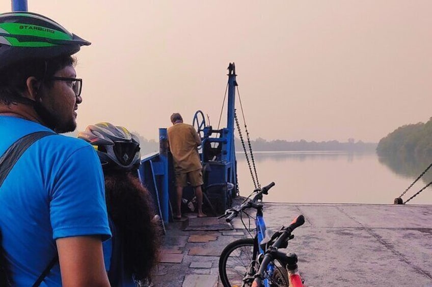 Cycles on the ferry