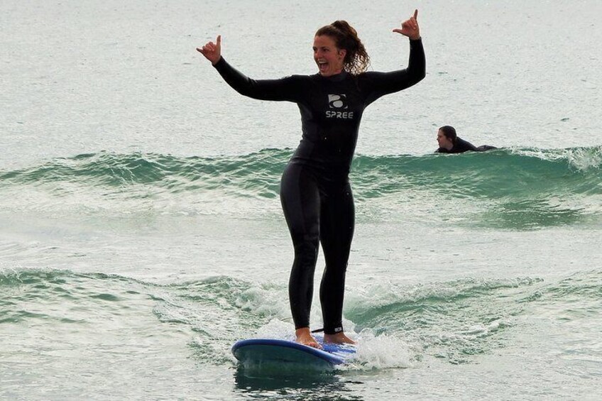 Beginner Surf Lesson at Omaha Beach