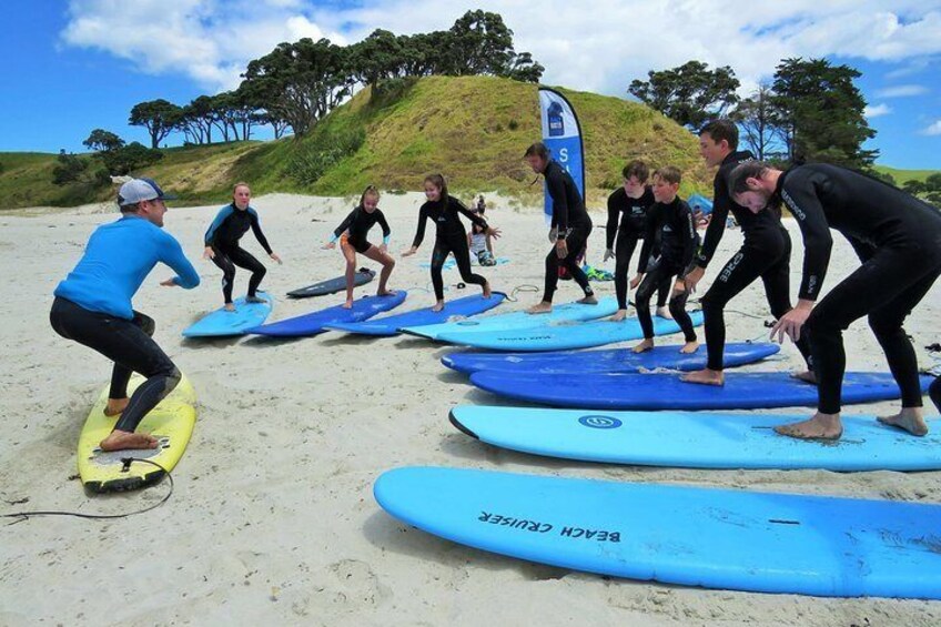 Beginner Surf Lesson at Omaha Beach