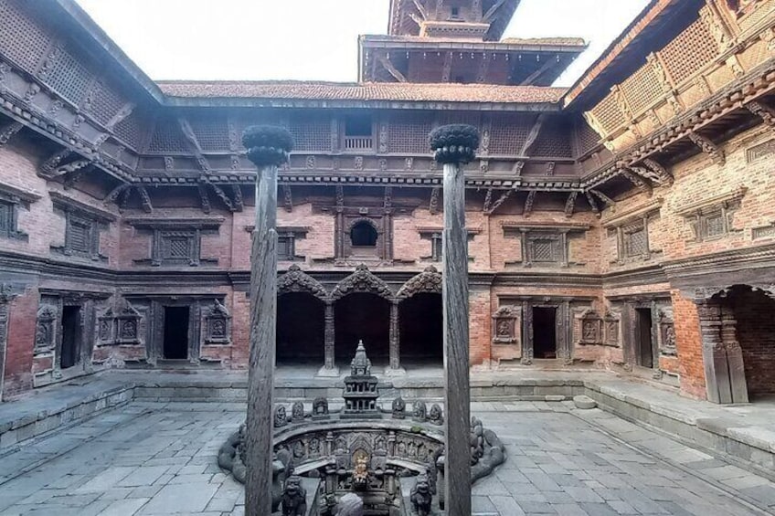 Patan palace houses one of the finest iconography and architectural museum. 