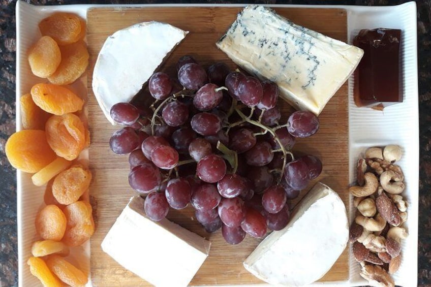 Complementary Cheese Platter