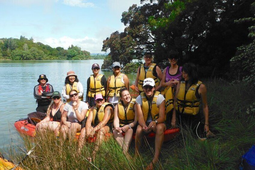 picnic stop on one of Ohiwa's many islands
