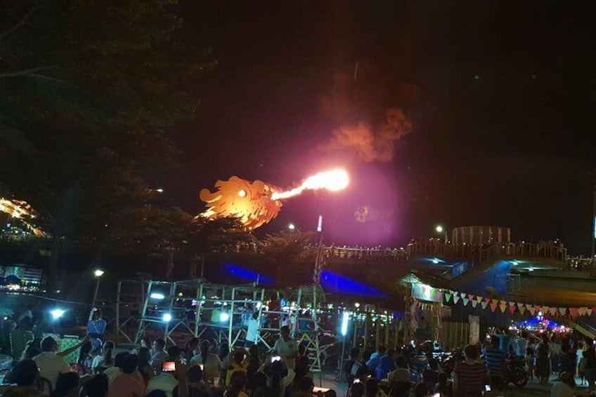 Dragon Fires at Weekend in Da Nang 