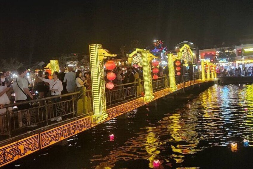 Golden Bridge & Hoi An City Tour with RiverBoat Ride-Night Market