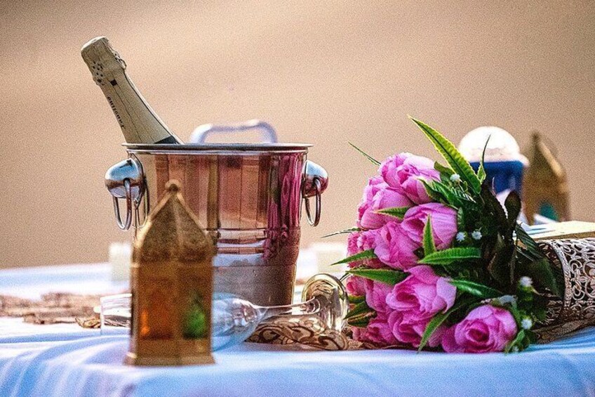 Private Romantic Dinner in Desert Abu Dhabi with Hot BBQ Dinner