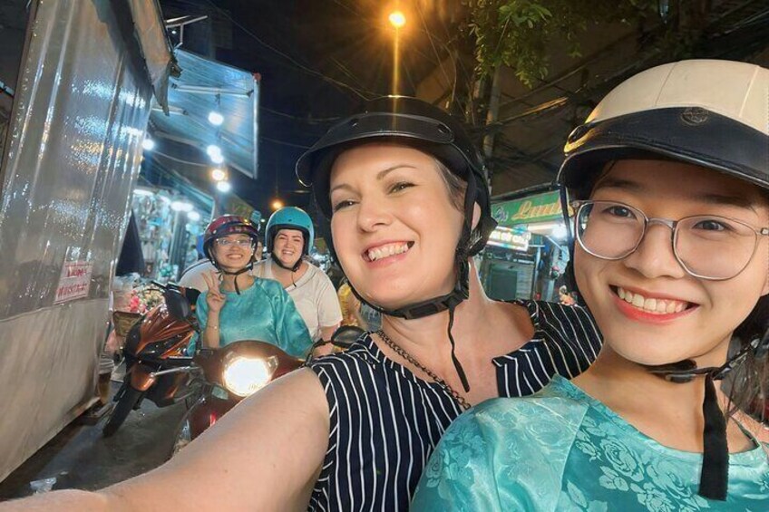 Have fun on scooter