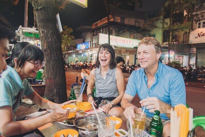 Ho Chi Minh city street food tour by motorbike with Saigon Adventure