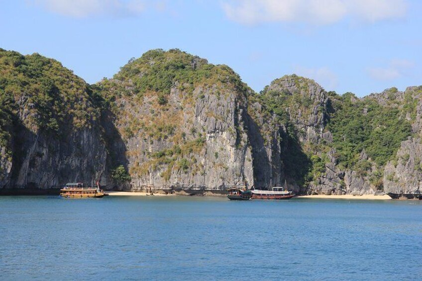 Full day boat trip with Cat Ba Captain Jack to Lan Ha Bay and Ha Long Bay