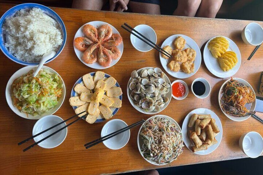 Full day boat trip with Cat Ba Captain Jack to Lan Ha Bay and Ha Long Bay