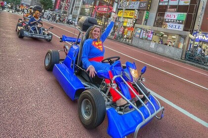 Kart experience in Shinjuku drive metropolitan area ※IDP must